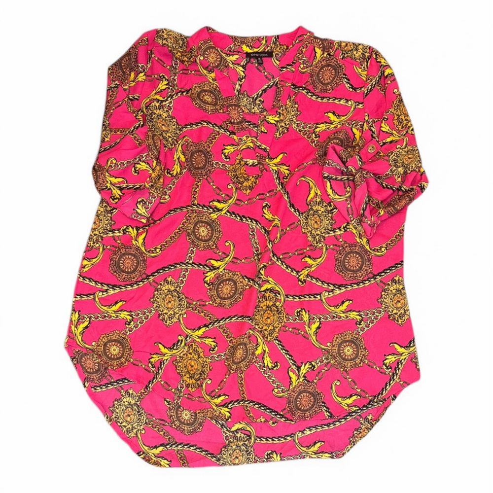 New Look hot pink blouse 1x